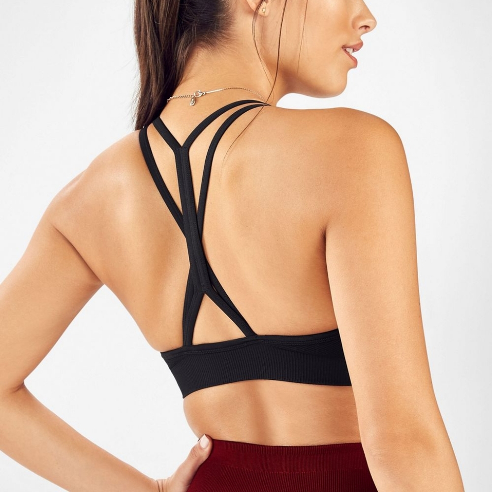 Fablectics amethyst seamless sports bra